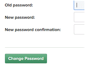 new password